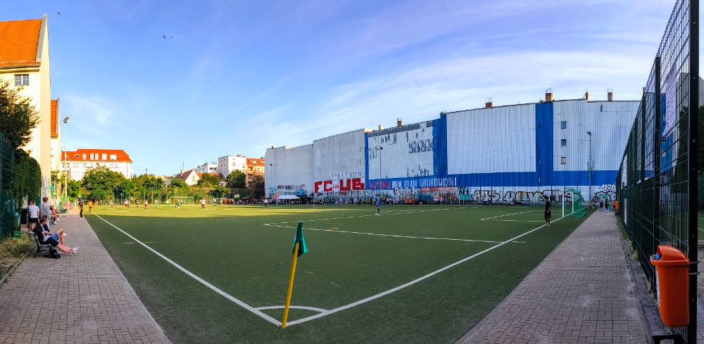 Tesch-Sportplatz: SG Rotation Prenzlauer Berg – Borussia Pankow