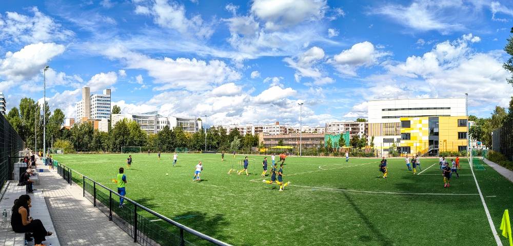 Sportplatz Chausseestraße: SC Minerva 1893 – SG Blau-Weiß Friedrichshain II