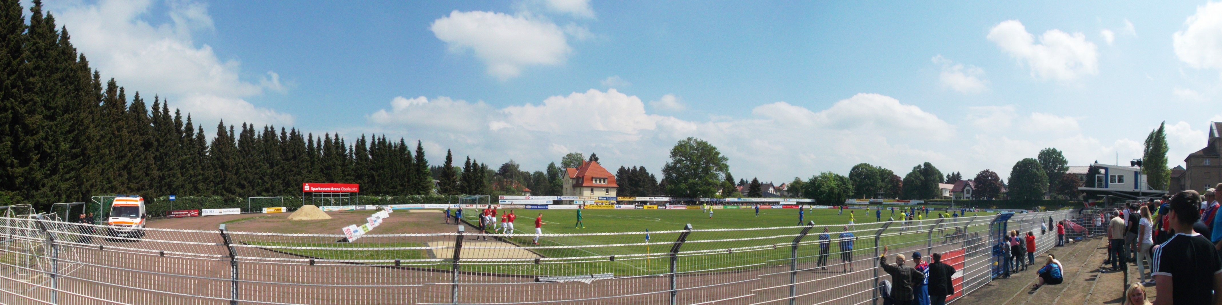 F.-L.-Jahn-Sportanlage: FC Oberlausitz Neugersdorf – FC Energie Cottbus
