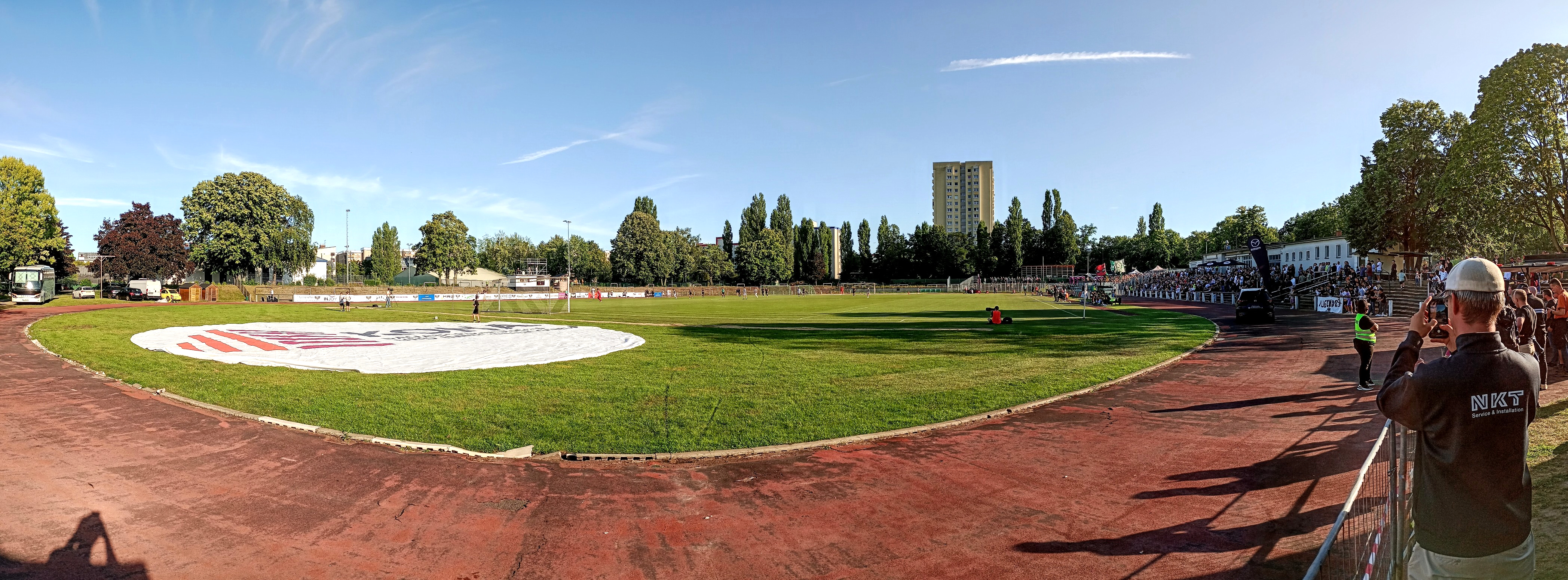 Preussen-Stadion: Berliner FC Preussen – BSG Chemie Leipzig