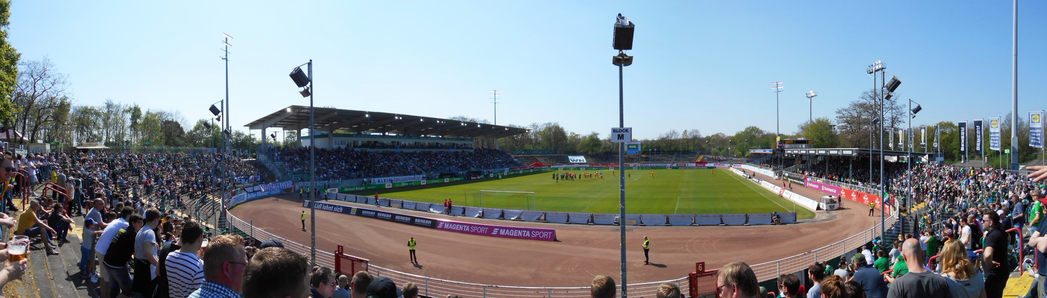 Preußenstadion: SC Preußen Münster – SG Sonnenhof Großaspach