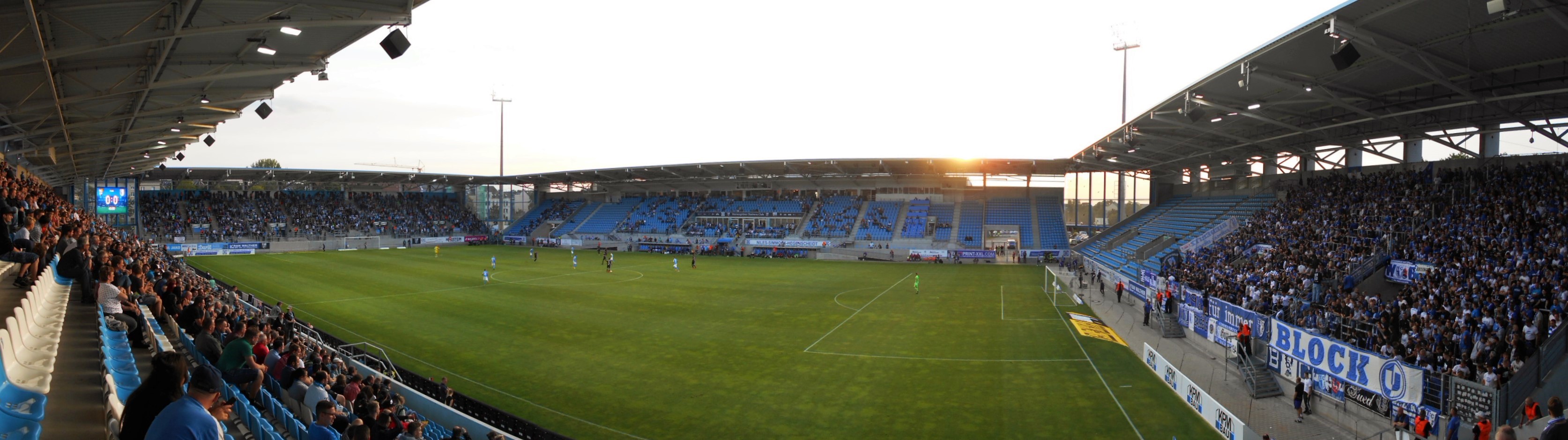 Stadion an der Gellertstraße: Chemnitzer FC – 1. FC Magdeburg