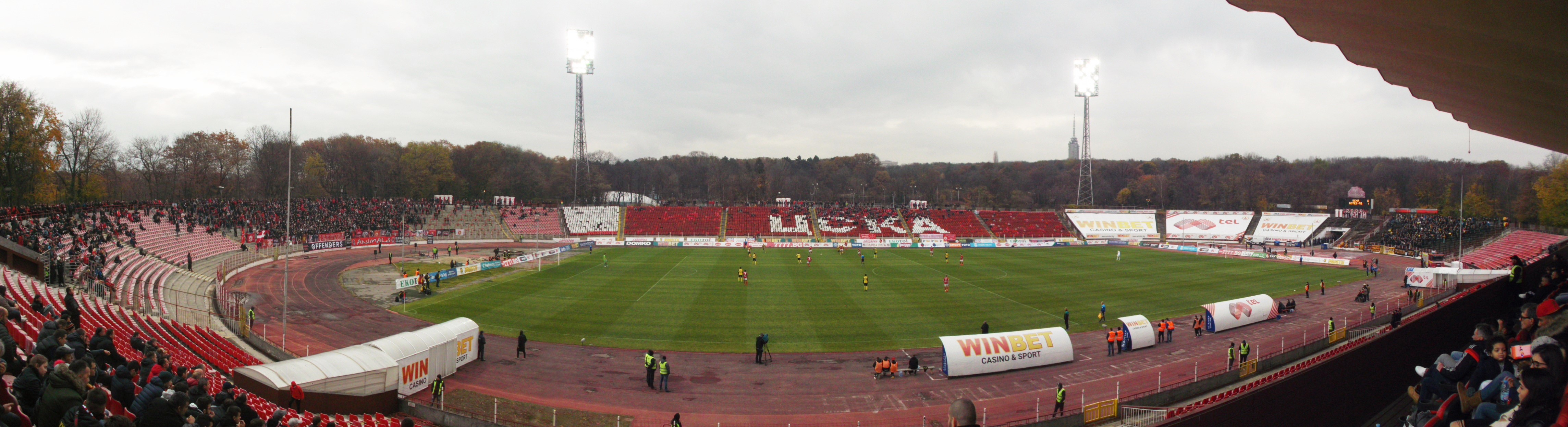Stadion Bâlgarska Armija: CSKA Sofia – FK Botev Plovdiv
