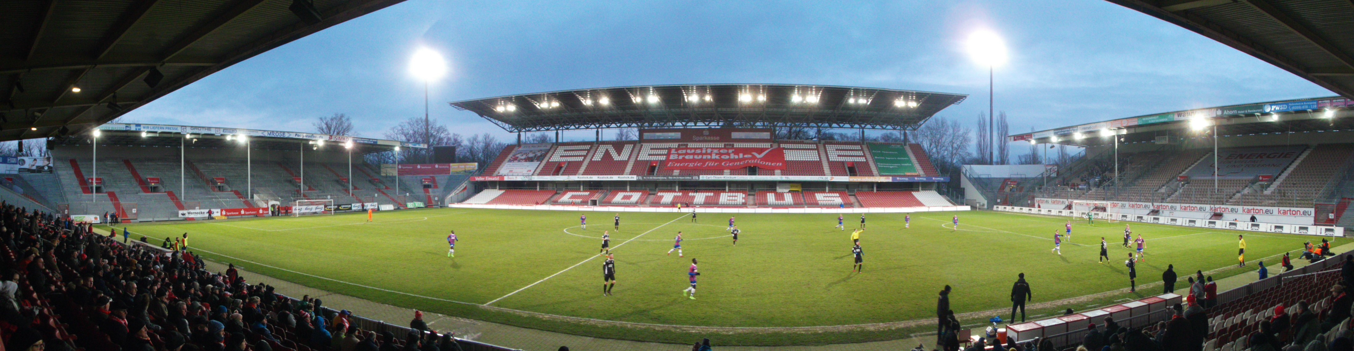 Stadion der Freundschaft: FC Energie Cottbus – 1. FC Magdeburg