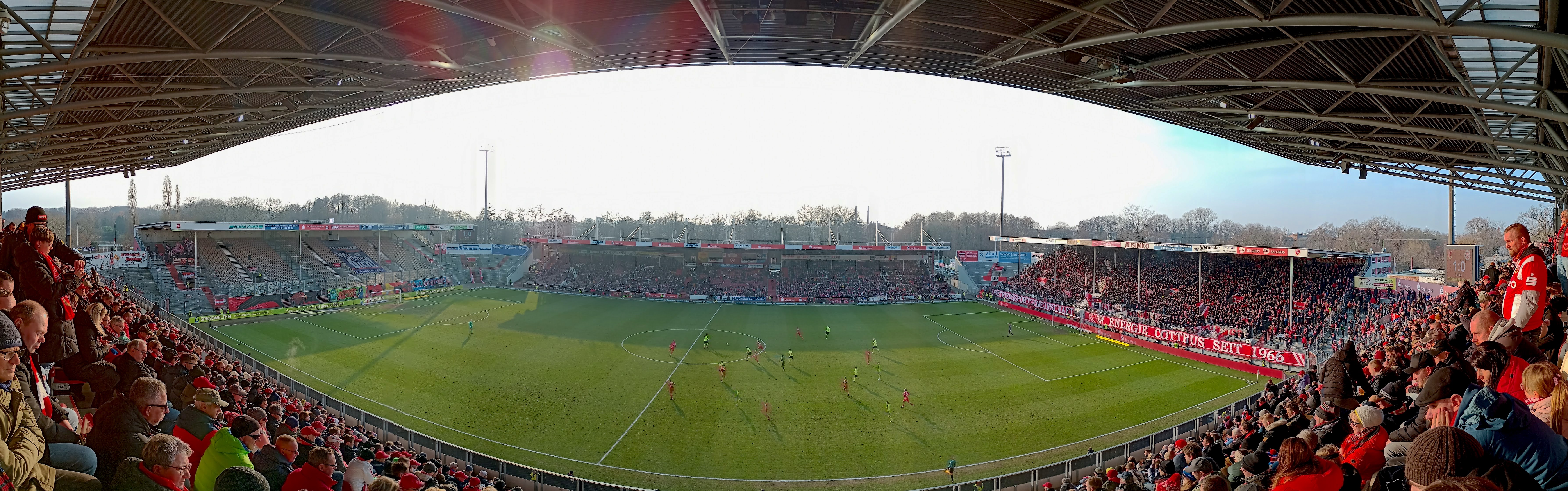 Stadion der Freundschaft: FC Energie Cottbus – SV Wehen Wiesbaden