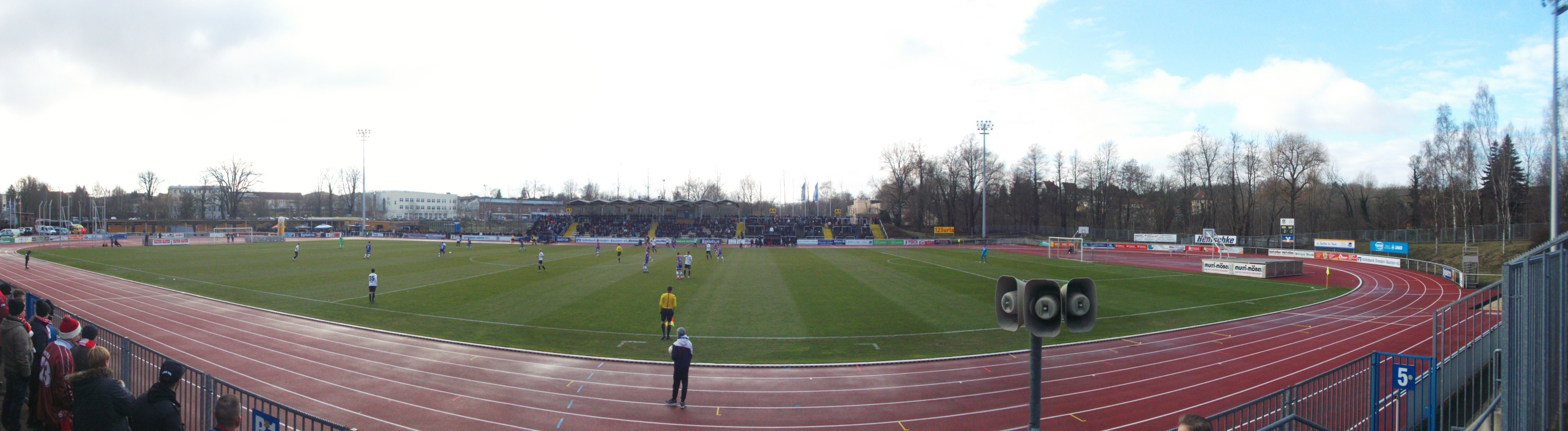 Stadion Müllerwiese: FSV Budissa Bautzen – FC Energie Cottbus