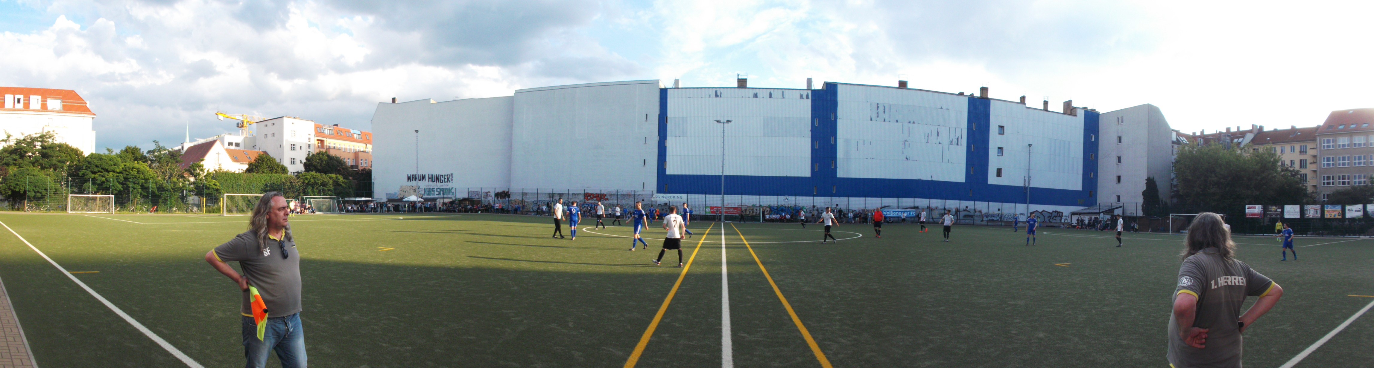 Tesch-Sportplatz: Weißenseer FC – SG Rotation Prenzlauer Berg