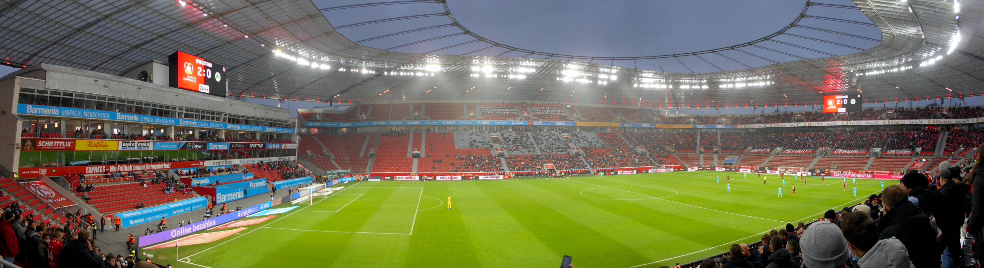 Ulrich-Haberland-Stadion: TSV Bayer 04 Leverkusen – SpVgg Greuther Fürth