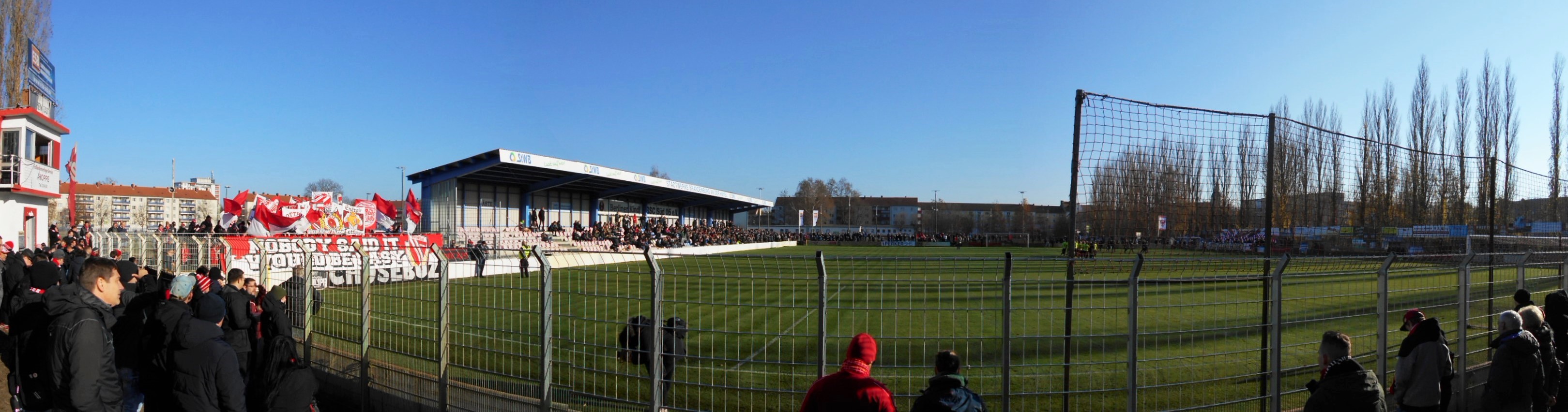 Werner-Seelenbinder-Sportplatz: Brandenburger SC Süd 05 – FC Energie Cottbus